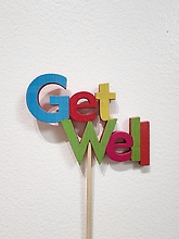 Get Well Wooden Pick