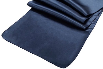 Navy Satin Runner - Rental