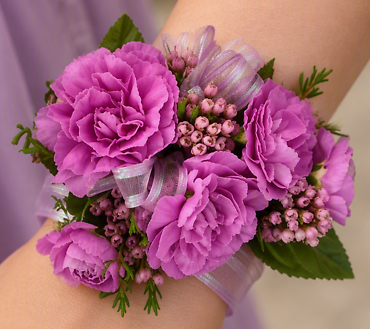 Mini Carnation Wrist Corsage