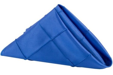 Royal Blue Pintuck napkin