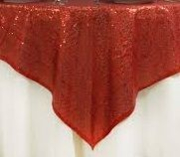 Red Sequin Overlay