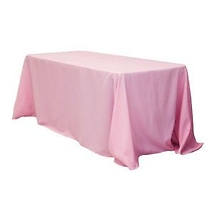 90&quot; x 132&quot; Pink Poly