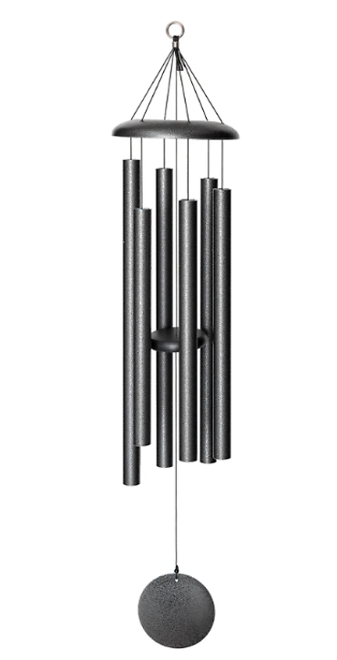 Corinthian Bells Wind Chime, 44-inch Scale of C Silver Vein