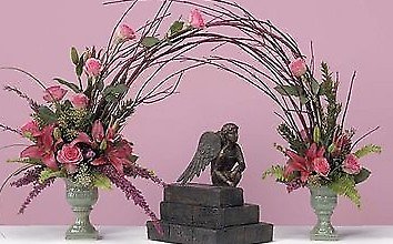 Urn Arch Memorial Arrangement