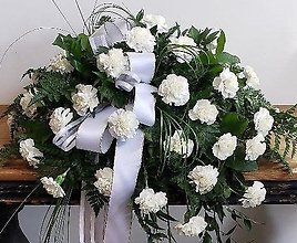Carnation Casket Spray