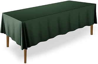 60 x 126 Hunter Polyester Tablecloth