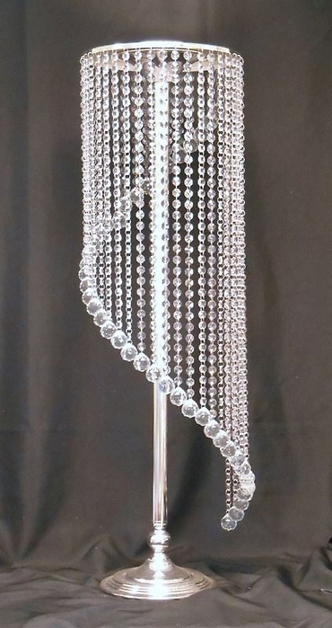 Crystal Beaded Pedestal