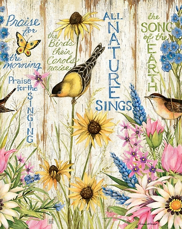 Sunflower Sings 20\" Art Pole