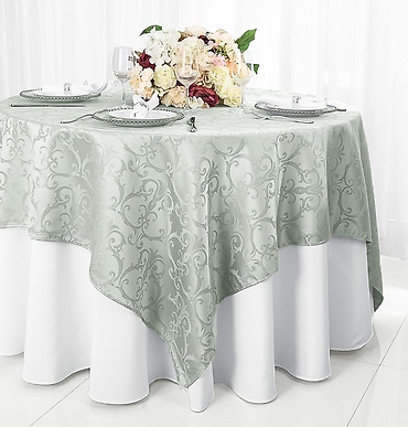 Pistachio Damask Overlay 