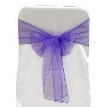Purple Sheer Sash