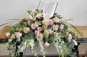 Garden Path To Heaven Casket Spray