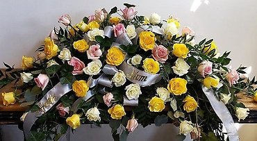 Mixed Rose Casket Spray