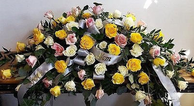 Mixed Rose Casket Spray
