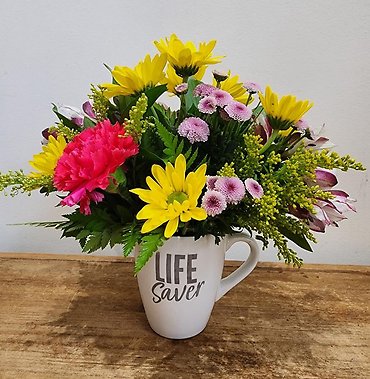 Life Saver Mug Arrangement