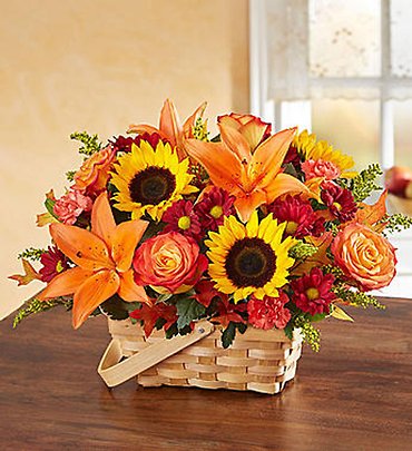 Fall Basket Arrangement