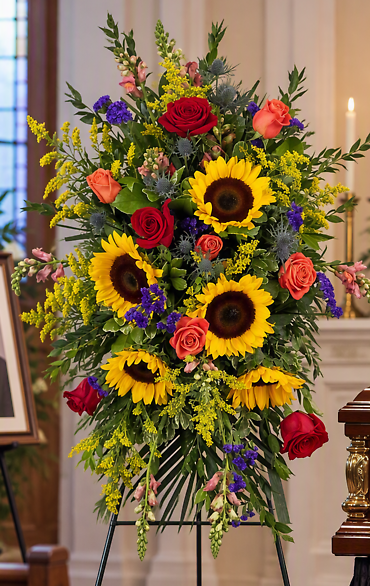 Sunlit Meadow Tribute Easel