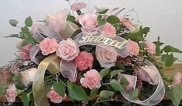 Peaceful Pink Casket Spray