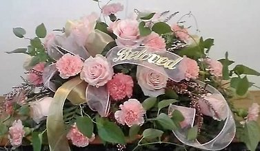 Peaceful Pink Casket Spray