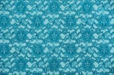 Teal Lace Table Overlays