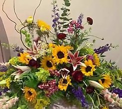 My Garden Of Glory Casket Spray