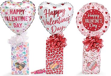 Balloon And Asst Candy Bag