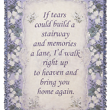 If Tears Sympathy Throw