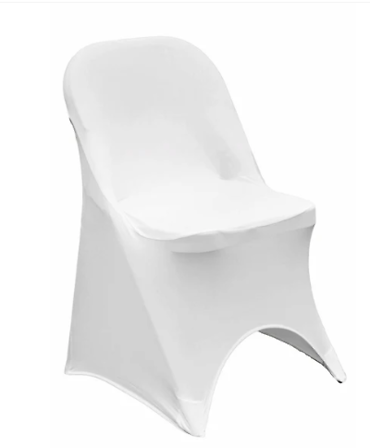 White Folding Chair Cover