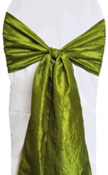 Moss Crinkle Sash