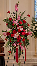 Blushing Rose Tribute Easel