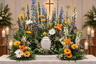 Wildflower Urn Surround