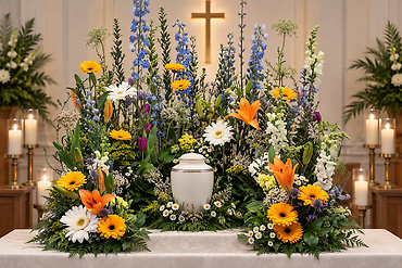 Wildflower Urn Surround