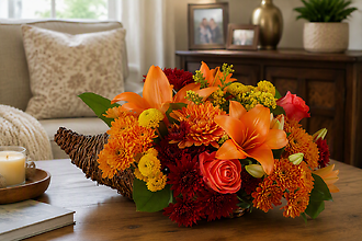 Bouquet of Blessings Cornucopia