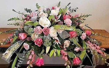 Peaceful Pastel Casket Spray