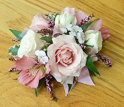 Pretty In Pink Wrist Corsage