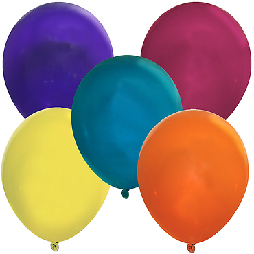5 Latex Balloons