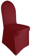 Burgundy Spandex Chair Covers