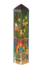 Rainbow Bridge Dog 20\" Art Pole