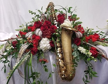 Instrumental Casket Spray