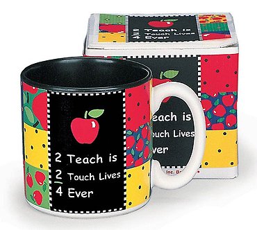 2 Teach is 2 Touch Lives Mug