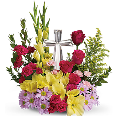 Crystal Cross Bouquet