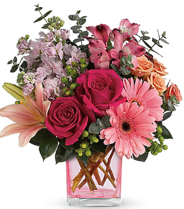 Painterly Pink Bouquet