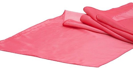 Coral Taffeta Non-Crinkle Runners - Rental