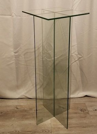 Glass Pedestal Stand 