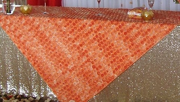 Orange Rosette Overlay