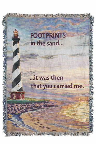 Footprints Throw
