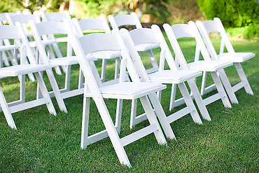 White Resin Outdoor Chairs