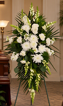 Peaceful Tribute Easel Spray