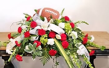 Football Fanatic Casket Spray