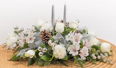 Silver Linings Holiday Centerpiece