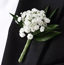 Baby\'s Breath Boutonniere